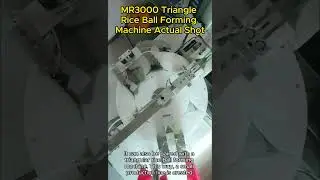 MR3000 triangle rice ball forming machine actual shot