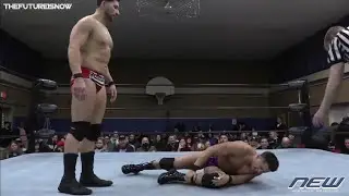 Male wrestlers squashed in the ring,compilation