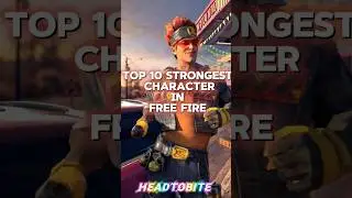 Top 10 strongest characters in free fire
