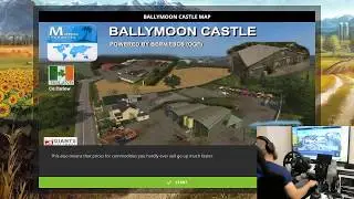 Farming Simulator 2017  Ballymoon Castle  first look wheel/joystick