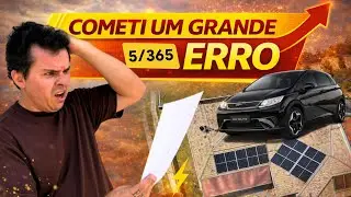 CARRO EL&Eacute;TRICO + ENERGIA SOLAR: FIZ O TESTE E A CONTA DOBROU - 5/365
