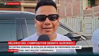 🔴🔵 Velorio del compositor Dennys Quevedo de 'Zafiro Sensual' se realiza en medio de profundo dolor