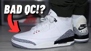 HOW BAD WERE THEY!? Jordan 3 White Cement Reimagined On Feet Review