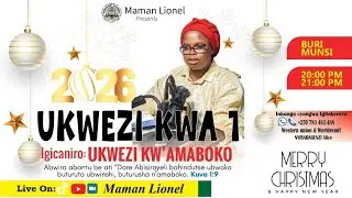 🛑LIVE UMUNSI 7 IGICANIRO CY'UKWEZI 01AMABOKO HAMWE NA PASTOR ALICE N.BAGENZI