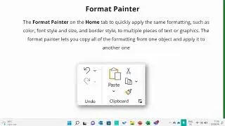 Ms Excel Text Orientation & Format Painter