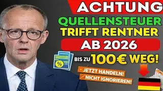 🚨 Quellensteuer-Schock 2026: Rentner verlieren bis zu 100 € – so schützt du dich jetzt!