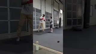RockstarSkywalker works on big combos - Factory X - kids mma