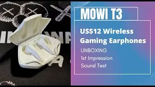 UNBOXING PLEXTONE xMoWi T3 True Wireless Gaming Earphones + 1st Impressions + Sound Test