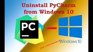 Uninstall PyCharm from Windows 10
