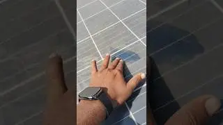Not Cleaning Solar penal 🤯#solar #solarrepair #solarpower #shortsfeed #electrician #solarconverter