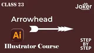 Adobe Illustrator 2026 Class 23 | Arrowhead Tool | Stroke Arrow Settings | Hindi Tutorial