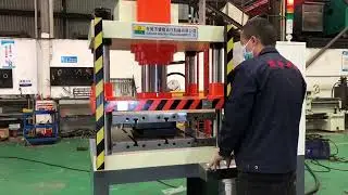 Commissioning of 75 ton hot press
