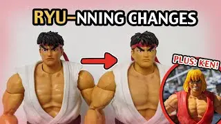 Updated and improved Ryu from Jada Toys | Street Fighter Action Figure Review and Comparison