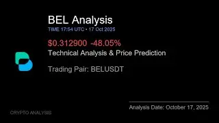 BEL (BELUSDT) Technical Analysis - Price Prediction & Buy or Sell October 17, 2025
