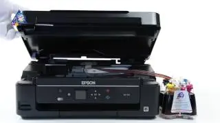 Установка СНПЧ на МФУ Epson Expression Home XP-312