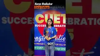 🎓 Navya Madhukar Cracks CUET 2025 | Gargi College DU | Chartered Commerce Success Story 🌟