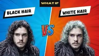 What if Jon Snow was born with silver Hair? 🤔