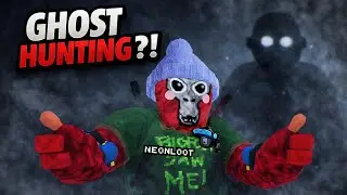 I went ghost hunting in Gorilla tag. 😱 #gorillatag 
