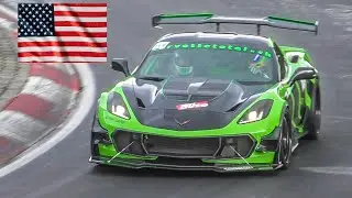 American Cars on the Racetrack!  C8 Z06, VIPER SRT, Cadillac CTS-V Etc