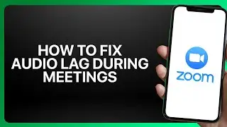How To Fix Audio Lag During Meetings in Zoom 2025! Tutorial