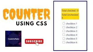 How to make Counter using CSS | Web Development