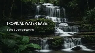Beautiful Forest Ambience with Green Stream Flow for Sleep Study Meditation and Inner Peace