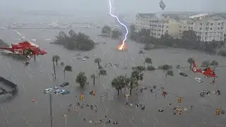 Chaos in Norway, Sweden and UK today! Storm Amy is getting worse and forcing mass evacuations