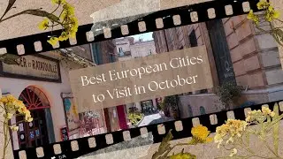 Best European Cities to Visit in October #travel #europe
