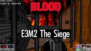 Blood E3M2 &ldquo;The Siege&rdquo; Extra Crispy All Secrets + Easter Eggs and References (No Commentary)