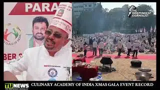 Culinary Academy Of India New Record | Biggest Xmas Gala Event In Hyderabad |Tijnews |