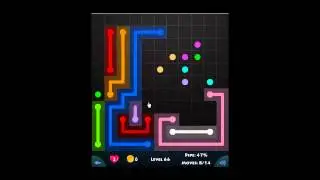 flow game facebook - 11 x 11 mania level 66 Connect the dots