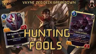Hunting Fools On My Way To Diamond With Vayne Zed | Deck Gameplay | Legends of Runeterra