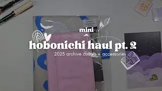 Новый день канцелярских товаров: обложки Hobonichi 2025 | Из архива | Покупки Hobonichi от Jetpen...