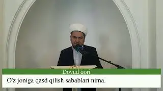 Dovud qori - O'z joniga qasd qilish sabablari nima ?