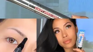 Benefit Cosmetics BROWVO + POREFESSIONAL HYDRATE Primer Quick Review & Tutorial