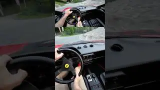 Ferrari + Alps = Driving Heaven #ferrari328 #ferrariclassic #carshorts
