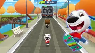 talking tom gold run - Sweet Talking Hank run in Candy World and fight with Boss - Part 197