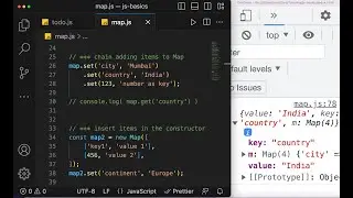 JavaScript Map data structure with examples
