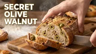 #Bakery Delights on Screen White #Bread Olive Bliss , Walnut