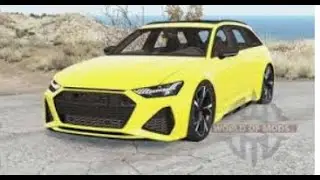 BeamNG.drive audi rs6 pov black gameplay traffic smooth