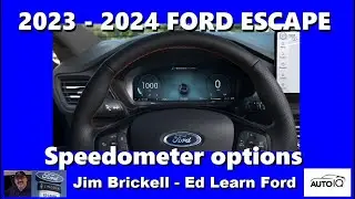 Варианты спидометра Ford Escape 2023&ndash;2024 годов