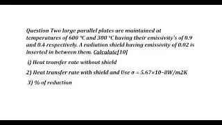 HMT Unit 4 – Radiation | SPPU TE Mechanical | Full Numericals