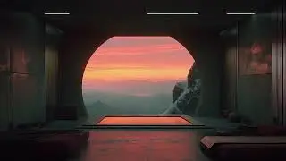 Brutalist Mountain Retreat | Ambient Soundscape for Deep Meditation & Sleep