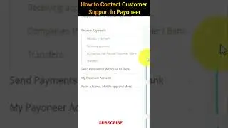 How to Contact Customer Support in Payoneer  | Accounting Hub India💹💰 #quickbooks #freelacing
