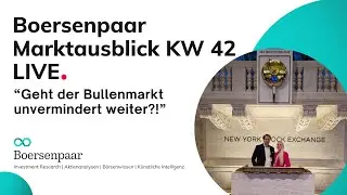 Marktausblick KW42 B&ouml;rse Analyse Aktie DAX S&P500 DOWJONES NASDAQ100 WTI &Ouml;l EURUSD HangSeng Anleihen