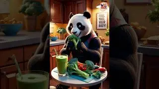 Pow the Panda Hits the Gym! 💪🐼 #inspiration #motivation #panda #ai