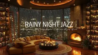 Soft Jazz Coffee Music for Relaxation Positive Jazz Rainy Day Cafe Ambiance Vibe