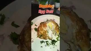 Viral Double Egg Bun #food #cooking #easyrecipe #homemade #recipe #shorts #breakfast #eggbun #egg