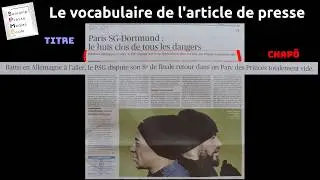 #SPME2020 - #SPMM2020   L'article de presse