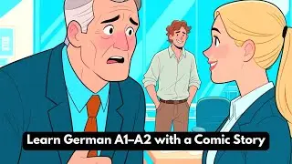 Learn German A1&ndash;A2 with a Comic Story | Easy Listening Practice
